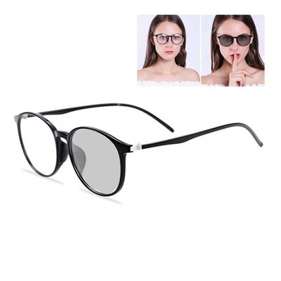 ACXZ Sunglasses Transition Photochromic Progressive Multifocal Sun Reading Glasses for Men Women, Black Large Frame/TR90 Flexible Temples (1.0, 1.25, 1.5, 1.75, 2.0, 2.25, 2.5, 2.75, 3.0)