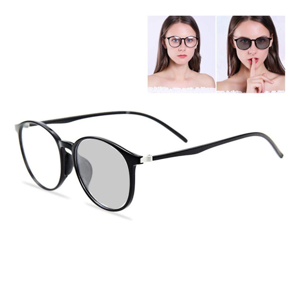 ACXZ Sunglasses Transition Photochromic Progressive Multifocal Sun Reading Glasses for Men Women, Black Large Frame/TR90 Flexible Temples (1.0, 1.25, 1.5, 1.75, 2.0, 2.25, 2.5, 2.75, 3.0)