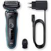Braun Series 5 50-M1000s Electric Shaver Black/Mint Green view 4