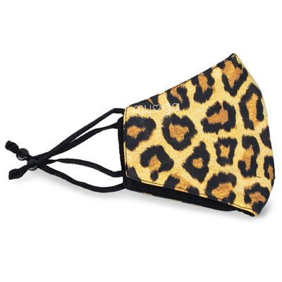Myga Bamboo Leopard Print Face Covering - Face Mask Protect Cover