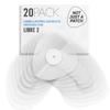 Not Just A Patch Adhesive Patches for Freestyle Libre 2 & Lingo CGM  Water-Resistant & Sweatproof Sensor Covers for 10-14 Days, Pre-Cut Clear Patch  20 Pack view 1