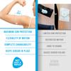 Not Just A Patch Adhesive Patches for Freestyle Libre 2 & Lingo CGM  Water-Resistant & Sweatproof Sensor Covers for 10-14 Days, Pre-Cut Clear Patch  20 Pack view 3