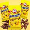 ScandiKitchen, OLW, Smash, Norwegian Chocolate Covered Corn Snacks, Salty, Sweet and Crunchy, 100g x3 Packs view 2