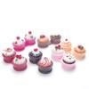 6 Color Cream Cake Glasses Double Contact Lenses Box Contact Lens Case For Eyes Care Kit Holder Container Portable (Color : Red) view 2