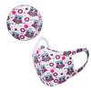 Kids Face Mask Reusable Washable Face Covering for Children Bandana Face Mask, Ice Silk Cotton Face Mask Breathable Safety Mask Protection from Pollution, Owls Printed, 5pcs view 1