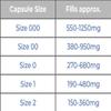 100 Empty Clear Gelatin Hard Capsules Size 2 self Fill Gel caps Halal Kosher Certified view 4