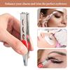 4-Piece Stainless Steel Eyebrow Tweezers with Slanted Tip & LED Light for Women & Men view 4