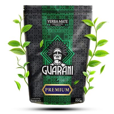 Guarani Premium 0.5kg - Smoky and Dusty Yerba Mate, Mate Tea from Paraguay