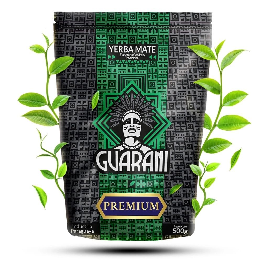 Guarani Premium 0.5kg - Smoky and Dusty Yerba Mate, Mate Tea from Paraguay