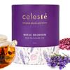 CelesTe Royal Blossom, Lavender Tea Loose Leaf - Premium Blend with Rose Petals | 100% Natural Loose Leaf Black Tea (50 gm) (25 Cups) view 1