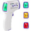 Non-Contact Infrared Forehead Electronic Thermometer Gun Digital Thermometer Accurate & Fast Measurement with Three Color Back Light Display of Temperature Gun for Child Adult Home Health Care view 1