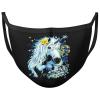 Darkwear Skull Dragon Horse Spiral Punk Tribal Roses Blood rose Face Mask Covering Reusable Washable Fashion Mask (UNICORN) view 1