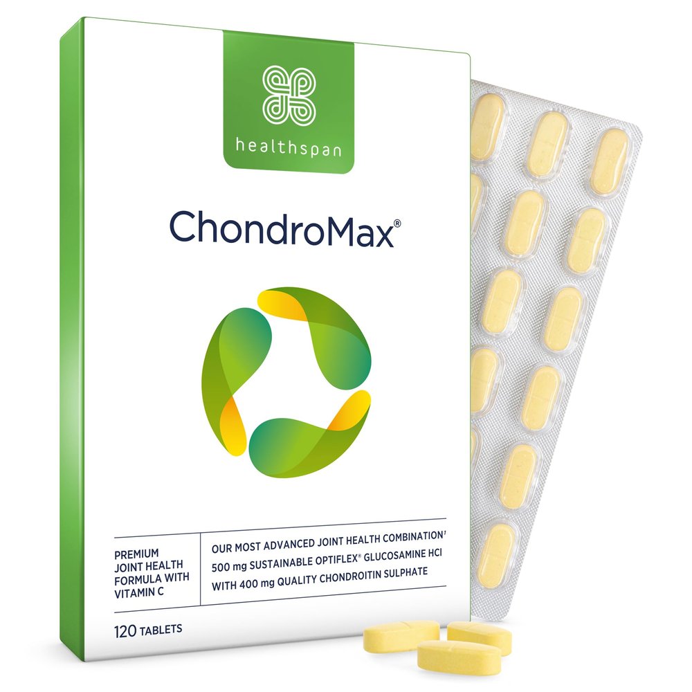 Glucosamine & Chondroitin (120 Tablets, 500mg Glucosamine & 400mg Chondroitin) | Joint & Bone Support | Advanced Joint Support | Vitamin C to Support Joint Cartilage | Sustainably Sourced
