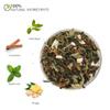 CelesTe Mind Body Soul - Cinnamon Spice Tea - Premium Blend with Ginger, Spearmint, and Holy Basil | 100% Natural Loose Leaf Green Tea (50 gm) (25 Cups) view 2