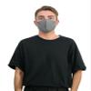 Basic Sense 3D Washable Reusable Thick Reinforced Plain Face Coverings Masks (Dark Grey) view 4