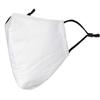 Basic Sense 100% Cotton Washable Reusable Skin Friendly Plain Face Coverings Masks (White) view 2