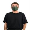 Basic Sense 3D Washable Reusable Thick Reinforced Plain Face Coverings Masks (Hunter Green) view 4