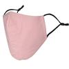 Basic Sense 100% Cotton Washable Reusable Skin Friendly Plain Face Coverings Masks (Dusky Pink) view 2