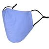 Basic Sense 100% Cotton Washable Reusable Skin Friendly Plain Face Coverings Masks (Denim Blue) view 2