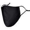 Basic Sense 100% Cotton Washable Reusable Skin Friendly Plain Face Coverings Masks (Black) view 2