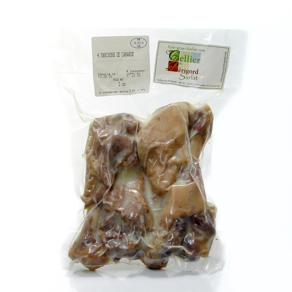 Duck Sleeves Confit Set of 4 Vacuum 550 g +/- 50 g