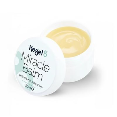 Kegel8 Miracle Balm Natural Intimate Care, 50 ml  Soothing Relief for Itching, Dryness & Irritation, 100% Natural Ingredients with Avocado Oil, Royal Jelly & Olive Oil