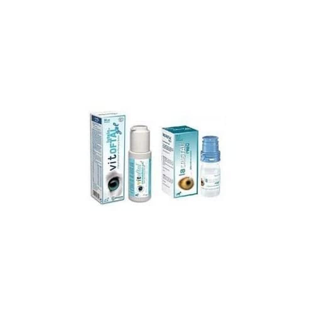 FARMADIET Pack VITOFTAL Lutein Y LACRISTAL Neo, Black, Medium