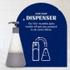 Cleancult Glass Dish Soap Dispenser with Pump, Refillable Glass 15 oz Container, Shatter Resistant, Liquid Dishwashing Detergent, Non-Slip Grip, Matte Clear Frosted Finish, Kitchen Sink view 2