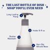 Cleancult Glass Dish Soap Dispenser with Pump, Refillable Glass 15 oz Container, Shatter Resistant, Liquid Dishwashing Detergent, Non-Slip Grip, Matte Clear Frosted Finish, Kitchen Sink view 3