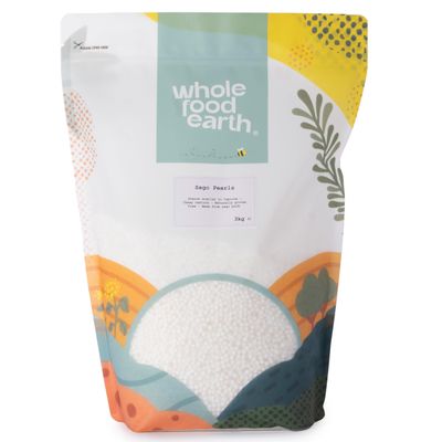 Wholefood Earth Sago Pearls 3 kg | GMO Free | Natural |