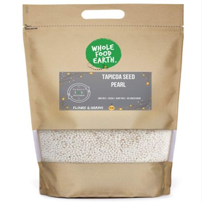 Wholefood Earth Tapicoa Seed Pearl 3 kg | GMO Free |