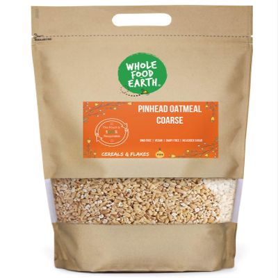 Whole Food Earth Pinhead Oatmeal Coarse Stabilised 1 kg
