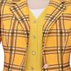 Cosplay.fm Women's Cher Horowitz Yellow Plaid Tartan Outfit 90's Costume - Yellow - XL view 4