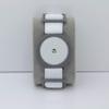 Freestyle Libre 1/2 Sensor Armband Holder - Super Soft Elastic Fabric - White/Grey view 1