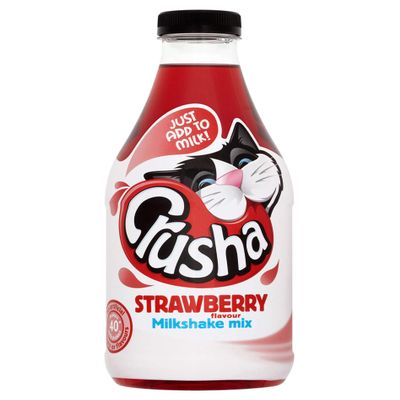 Crusha Strawberry Milkshake Mix - 12x1ltr
