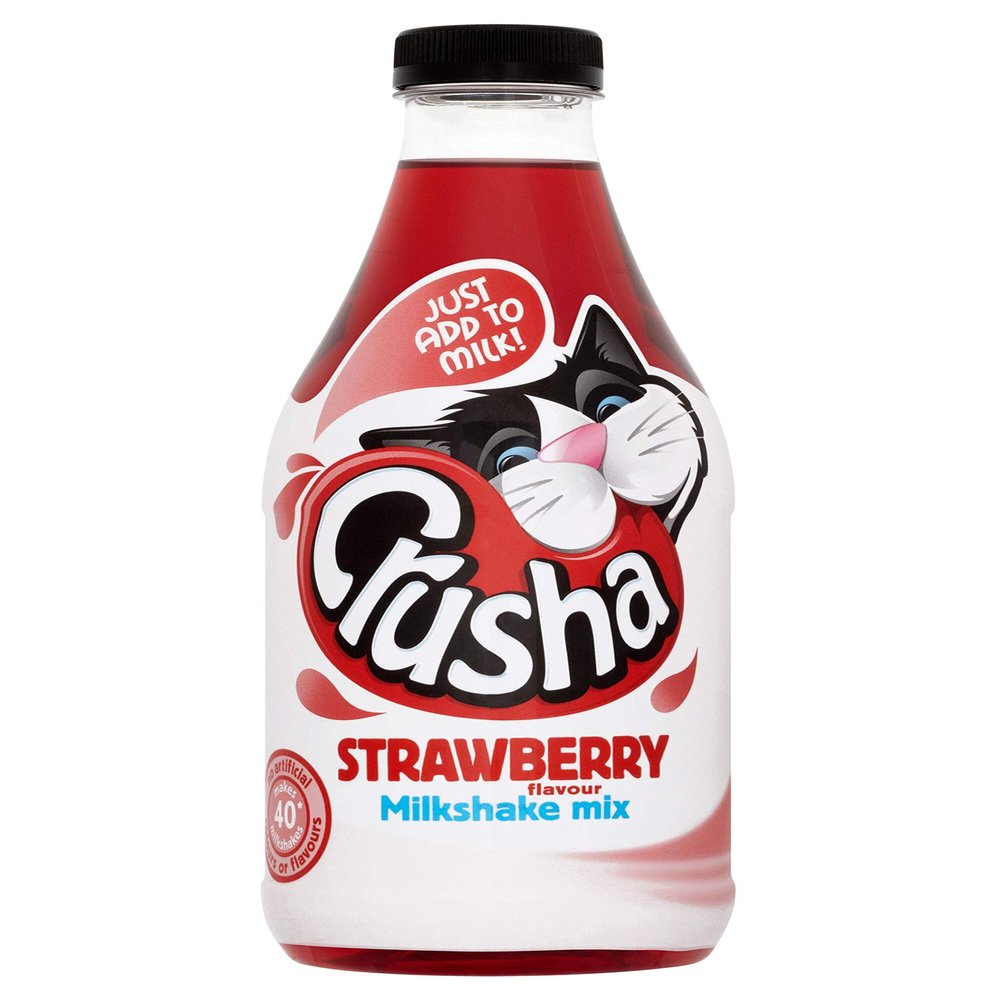 Crusha Strawberry Milkshake Mix - 12x1ltr
