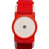 CGM Clips UK - Sensor Armband Holder/Protector Compatible with Freestyle Libre 1/2 - Red w Red Strap view 1