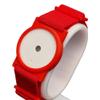CGM Clips UK - Sensor Armband Holder/Protector Compatible with Freestyle Libre 1/2 - Red w Red Strap view 2
