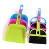 1pc Mini Desktop Sweep Cleaning Brush Small Broom Dustpan Set Portable Desk Computer Brush(random Color) view 2