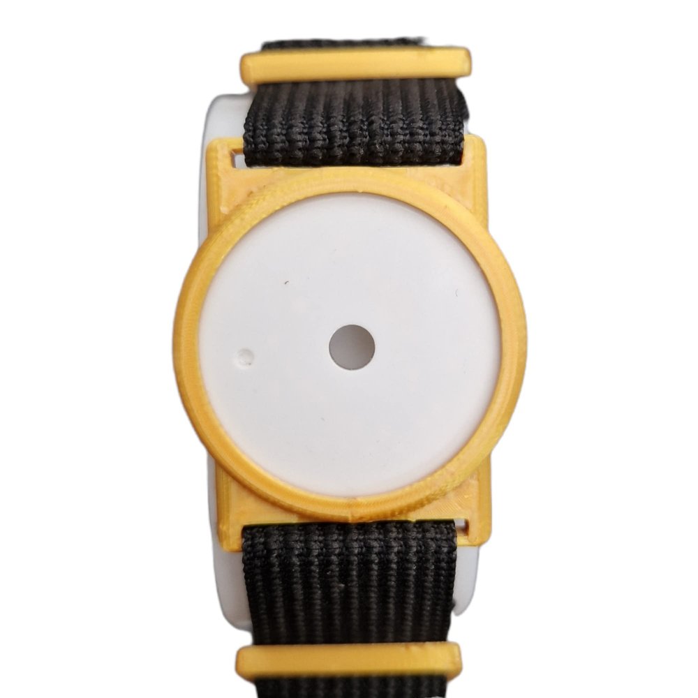 CGM Clips UK - Sensor Armband Holder/Protector Compatible with Freestyle Libre 1/2 (Gold)