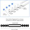 8 PCS Mask Extension Strap Ear Strap Hook Adjustable Anti-Slip Ear Grips Band Extender Ear Protector for Girls,Women, Adults and Children(Black*4,Grey*4) view 4