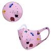 Kids Face Covering Reusable Washable Bandana Face Mask, Ice Silk Cotton Breathable Safety Mask Protection from Pollution, Vehicles Printed, 10pcs view 2