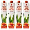Forever Living Aloe Peaches 100% Natural Pure Juice for Drinking 4 x 1 Litre (New Stock) view 1