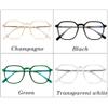 ACXZ Photochromic Sunglasses Progressive Multifocal Sun Reading Glasses, Ladies Trendy Oversized Reader Eyeglasses, Champagne, Black, Green, Transparent White, +2.5 view 2