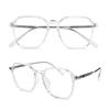 ACXZ Photochromic Sunglasses Progressive Multifocal Sun Reading Glasses, Ladies Trendy Oversized Reader Eyeglasses, Champagne, Black, Green, Transparent White, +2.5 view 4
