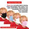 Generise Kids Face Masks x5 Kids Face Masks Washable UK Stock - Polyurethane Breathable Washable Face Mask - Unisex (Black) view 4
