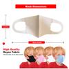 Generise Kids Face Masks x2 Kids Face Masks Washable UK Stock - Polyurethane Breathable Washable Face Mask - Unisex (Pink) view 3