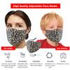 Generise Reusable Face Mask Adjustable Face Mask x2 - Breathable Washable Face Mask - Unisex (Leopard Brown) view 2