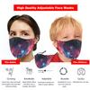 Reusable Face Mask GENERISE Adjustable Face Mask x1 - Breathable Washable Face Mask - Unisex (Galaxy) view 2