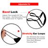 Reusable Face Mask GENERISE Adjustable Face Mask x1 - Breathable Washable Face Mask - Unisex (Galaxy) view 4